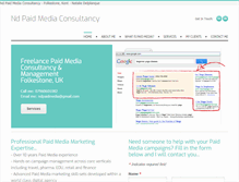 Tablet Screenshot of ndpaidmedia.com